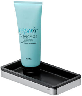 Geesa Frame Planchet met zwarte inzet 21x10,8x2,5 cm Chroom