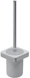 Geesa Frame Toiletborstel met houder - Wit / Chroom