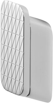 Geesa Handdoekhaak Medium Geesa Shift Met Driehoekpatroon Chroom