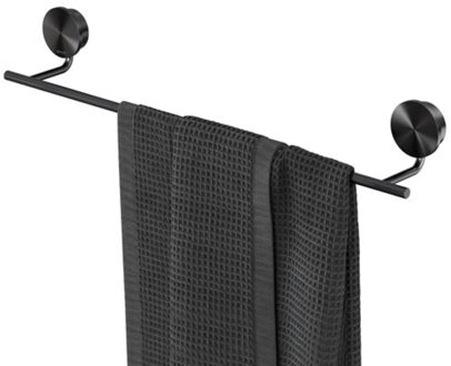 Geesa Handdoekrek Geesa Opal 45 cm Zwart Metaal Geborsteld Geesa