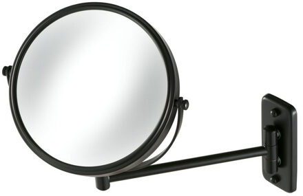 Geesa Mirror Collection scheerspiegel 1-armig normaal en 3x vergrotend Ø20cm zwart