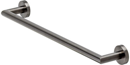 Geesa Nemox Handdoekrek 49.9cm Zwart metaal geborsteld 916507-09-45 Zwart metaal geborsteld (antraciet)