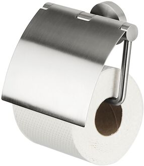 Geesa Nemox Steel Wc-rolhouder met klep Geborsteld RVS