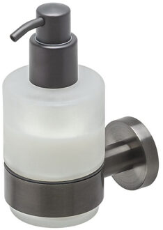 Geesa Nemox Zeepdispenser 200 ml Zwart metaal geborsteld 916516-09 Zwart metaal geborsteld (antraciet)