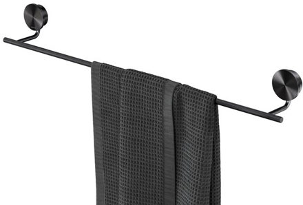 Geesa Opal Handdoekrek 60 cm - Zwart Metaal