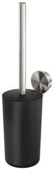 Geesa Opal Toiletborstel met Houder - RVS Zilver
