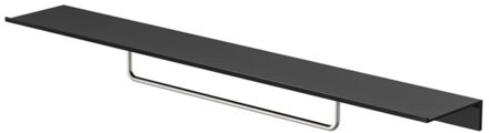 Geesa Planchet met handdoekrek Geesa Leev 80 cm RVS Zwart Geesa
