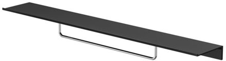 Geesa Planchet met Handdoekrek Geesa Leev 80 cm Zwart Chroom Geesa