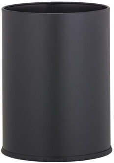 Geesa Prullenbak Geesa Hotel Vrijstaand 9 Liter RVS Zwart