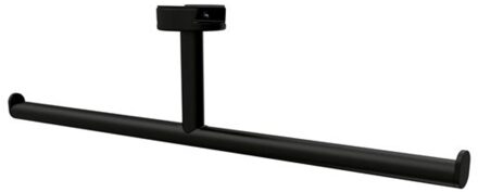 Geesa Toiletrolhouder Zonder Klep Dubbel Geesa Leev Zwart