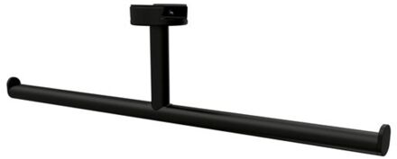 Geesa Toiletrolhouder Zonder Klep Dubbel Geesa Leev Zwart