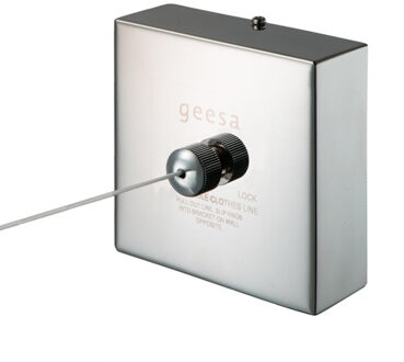 Geesa Waslijn Geesa Hotel Vierkant Uittrekbaar RVS Chroom