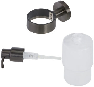 Geesa Zeepdispenser Geesa Nemox 200 ml Hangend Geborsteld Zwart Geesa