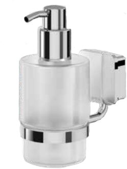 Geesa Zeepdispenser Geesa Topaz Minimalistisch Glas 200ML Chroom