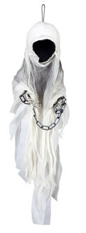 geest pop - wit - 100 cm - zonder gezicht - geest - halloween