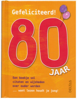 Gefeliciteerd! 80 jaar - Boek Susanna Geoghegan (9044742310)