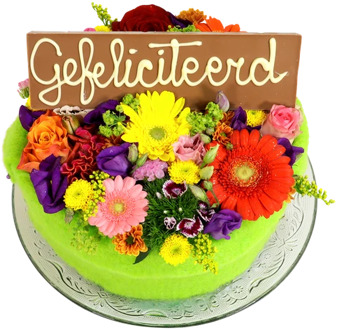 Gefeliciteerd Bloementaart