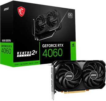 GeForce RTX 4060 VENTUS 2X BLACK 8G OC Grafische kaart