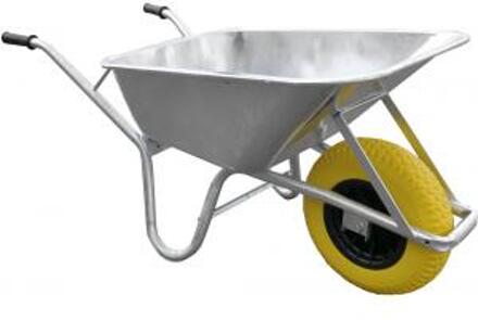 Gegalvaniseerde kruiwagen 85 liter met anti-lek kruiwagenwiel