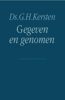 Gegeven en genomen - eBook G.H Kersten (9462787174)