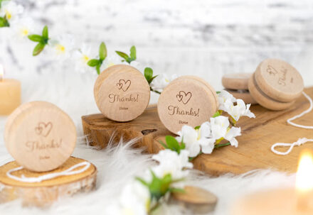 Gegraveerde jojo's - set van 12