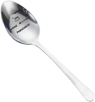 Gegraveerde Lepel Beste Cadeau Voor Echtgenoot Mevrouw Familie Vrienden Party Servies Voor Keuken Servies Sets # PY10