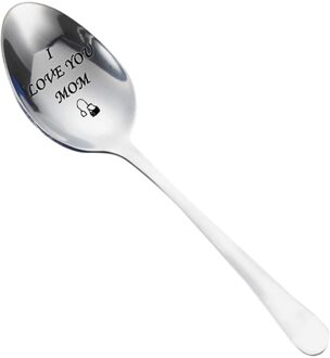 Gegraveerde Lepel Beste Cadeau Voor Echtgenoot Mevrouw Familie Vrienden Party Servies Voor Keuken Servies Sets # PY10