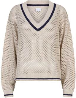 Gehaakte trui Volcy  naturel - XS,S,M,L,XL,