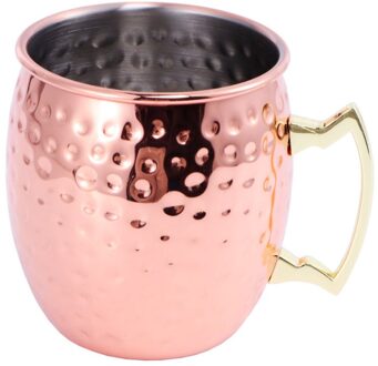 Gehamerd Drinken Mokken Rvs 530Ml Cocktail Cups Voor Thuis Keuken Club Pub Restaurant afbeelding 1