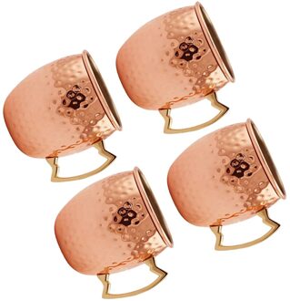 Gehamerd Drinken Mokken Rvs 530Ml Cocktail Cups Voor Thuis Keuken Club Pub Restaurant afbeelding 2