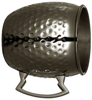 Gehamerd Drinken Mokken Rvs 530Ml Cocktail Cups Voor Thuis Keuken Club Pub Restaurant zwart