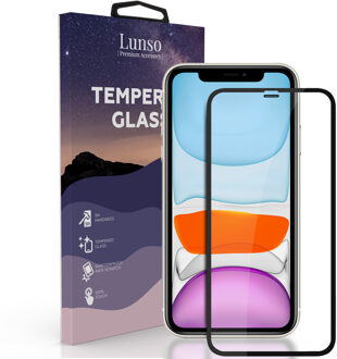 Gehard Beschermglas - Full Cover Tempered Glass - iPhone 11 - Black Edge