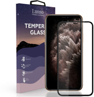 Gehard Beschermglas - Full Cover Tempered Glass - iPhone 11 Pro Max - Black Edge