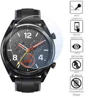 Gehard Glas Film Voor Huawei Horloge GT Actieve Screen Protectors 9 H Beschermende Glas Film 2.5D Anti Scratch Films 3stk