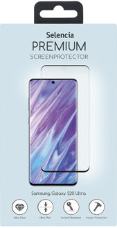 Gehard Glas Premium Screenprotector Voor De Samsung Galaxy S20 Ultra - Zwart