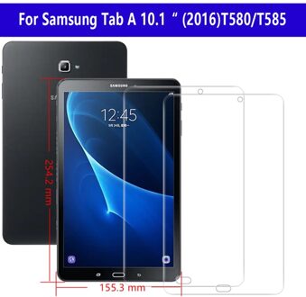 Gehard Glas Screen Protector Voor Samsung Galaxy Tab Een 10.1 SM-T510 T510 T515 SM-T580 Krasbestendig Beschermende Capa Film