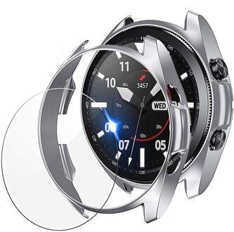 Gehard Glas Voor Samsung Galaxy Horloge 3 41Mm 45Mm Screen Protector En Case Accessoires Set Voor Galaxy Horloge 3 Glazed / Galaxy watch 3 41mm