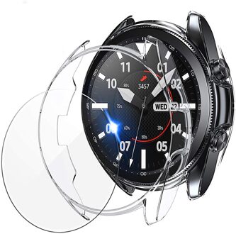 Gehard Glas Voor Samsung Galaxy Horloge 3 41Mm 45Mm Screen Protector En Case Accessoires Set Voor Galaxy Horloge 3 Lucent / Galaxy watch 3 41mm