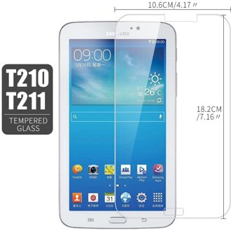 Gehard Glas Voor Samsung Galaxy Tab 3 7.0 SM-T210 SM-T211 Screen Protector 7.0 Inch Tablet Beschermende Film Voor T210 T211