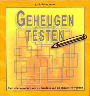 Geheugen testen - Boek Jack Botermans (9076268886)