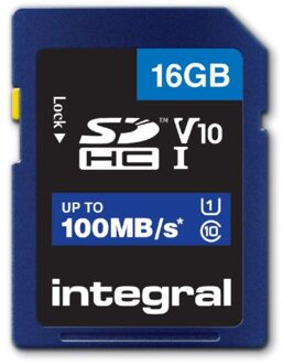 Geheugenkaart Integral SDHC V10 16GB