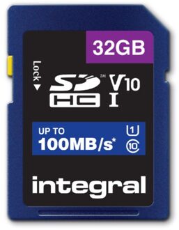 Geheugenkaart Integral SDHC V10 32GB