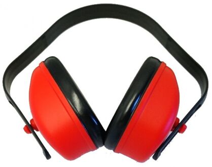 Gehoorkap - Rood