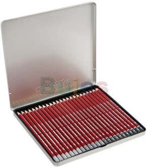 Geïmporteerd Uit Oostenrijk Cretacolor Grafietschets Potlood Set 6/12/24 Pcs Graphite Potloodschets Iron Box Art Supplies 24 stk