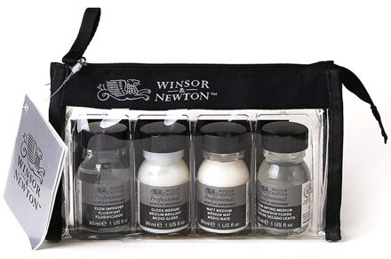 Geïmporteerde Britse Windsor Newton Acryl Medium/Olieverf Medium Set Schilderij Medium Middel 30Ml * 4 Fles Acrylic medium