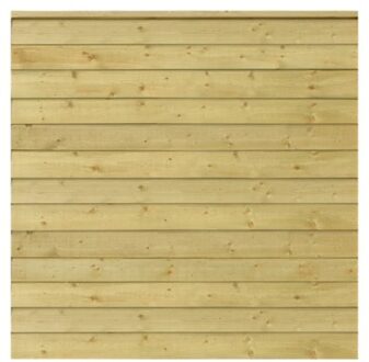 Geïmpregneerd Houten Stapelrabat Schutting Klink 174 x 166 CM Black