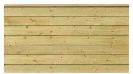 Geïmpregneerd Houten Stapelrabat Schutting Klink 174 x 91 CM Black