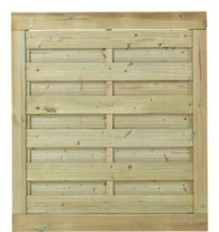 Geimpregneerd Houten Tuinpoort Newline 100 x 110 CM Black