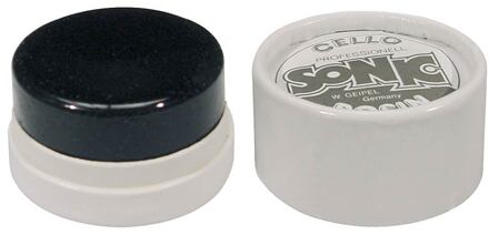 Geipel ROC-055 hars voor cello dark hars voor cello dark, rond, groot, in koffer