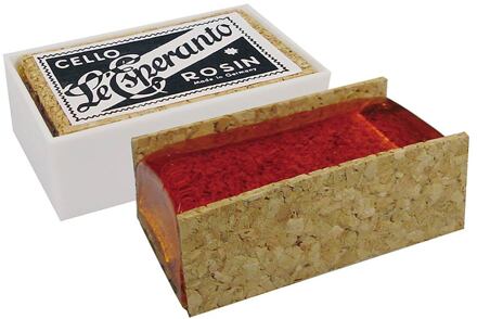 Geipel ROC-056 hars voor cello hars voor cello, clear, langwerpig, groot, in kurk